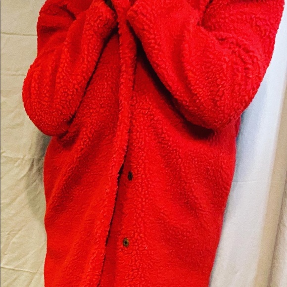 Red Teddy Bear Jacket Oak and Ivy size M - Picture 3 of 6